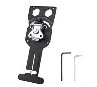 Oniissy Adjustable Track Saw Protractor: -45° to 45° Angle Guide with 19 Positive Stops, Aluminum Rail Square for Straight Cuts, Compatible with Leading