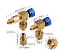 Oniissy Air Conditioner Safety Valve Tool R410 R22 Detection Switch Pure Copper Anti-Slip Knob Maintenance Equipment for for HVAC Technicians Professional(A)