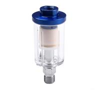Oniissy Air Regulator Gauge In-Line Oil Water Trap Filter, for Pneumatic Tools Airbrush Compressor Spray Gun 1/4 Inch Thread Copper Material(A)