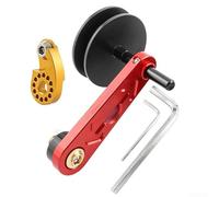 Oniissy Aluminium Alloy For Bike Chain Tensioner with 11T Pulley for Single Speed Conversion, For CNC Machined Rear Derailleur Replacement Compatible with Mountain Bicycles(Red)