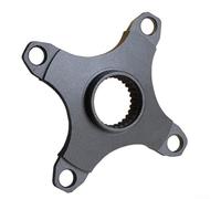 Oniissy Aluminum Alloy BCD104mm Motor Four-Claw Base Conversion Piece for M200/M215/M315/10/20 Middle Motors - Crankset Conversion Seat