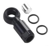 Oniissy Aluminum Alloy BH90 Olive Connector for Hydraulic Brake Hose, Compatible with For XT, MT4, 4.8 mm Tube Diameter (Pack of 1)(black)