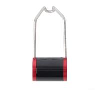 Oniissy Aluminum Alloy Front Light Bracket for Folding For Bike - For Easy Installation For Bike Accessory Compatible with Various Flashlights(Black and Red)