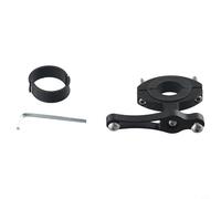 Oniissy Aluminum Alloy Water Bottle Cage Mount Clamp for Handlebar, Compatible with 20-35mm Pipe Diameter, Lightweight Anodized Cycling Bottle Holder(Black)