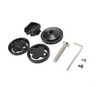 Oniissy Aluminum For Bike Stem Mount for, and Cycle Computers Compatible with For Edge 20/25/500/510/520/800/810/820/1000, Rider 20-40, CC Series Top(Black)