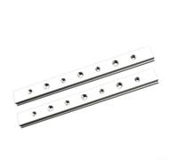 Oniissy Aluminum T-Track Slider for Table Saw Miter Bar Woodworking Workbench DIY Tool Accessory Silver 100-450mm 2-Pack(200mm)