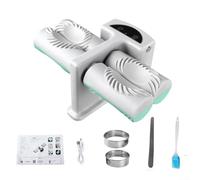 Oniissy Automatic Electric Dumpling Maker Household Double Head Dumpling Machine,Electric Dumpling Maker Machine Dumpling Press,USB Charging Power Supply(B)