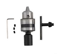 Oniissy B12 Drill Chuck with Wrench for CNC Machine, Lathe, Milling and Wood Working Machines, 1.5-10mm Clamping Range with B12 Taper Connector and 4-Piece Set(Chuck Shaft 12mm)