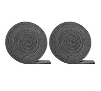 Oniissy BBQ Gasket Flame Retardant Felt Seal Strip Self- Gray Oven Accessory Compatible with for Weber and Other Offset Smokers, 2.3cm Width x 3mm Thickness x 4.5m(2PCS)