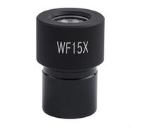 Oniissy Biological Microscope Eyepiece Wide Field 23.2mm 5X-25X Magnification Full Metal Construction Laboratory Microscope Accessory Compatible with Various 23.2mm(WF15X)
