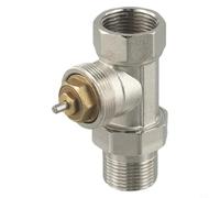 Oniissy Brass Thermostatic Control Valve DN15/DN20/DN25 Temperature Regulating Radiator Valve With M30x1.5mm Thread Vertical Installation(DN20)