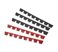 Oniissy Bumper Scrape Guard for Cars, 8 Pack Front Bumper Scrape Guard Anti-Scratch Fit Black Car Bumper Protector Carbon Fiber Front Lip Splitter Scrape Guard Skid for Lower Sport Cars SUV