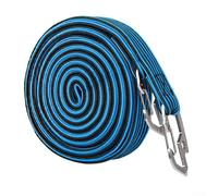 Oniissy Bungee Cords W/Hooks | Heavy Duty 4M Long Bungee Straps | Elastic Rope Luggage Bungee Straps | Anti-slip Flat Elasticity Rubber Straps(Red 4 meters)