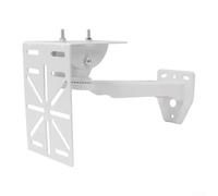 Oniissy Camera Mount Bracket for Security Cameras - L-Shaped 90° Angle Steel Support Plate with Auxiliary Fixing Hoop, Compatible with CCTV & Outdoor Wall/Pole Mounting(B)
