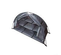 Oniissy Camping Shoes Storage Organizer with 9 Shelves Collapsible Design for RV Tent Clothes Organization, Strong Breathable Fabric Supports Up to 30 lbs Per Shelf,(grey)