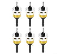 Oniissy Carbide Tipped Countersink with No Burning and No Marring, Precision Countersink Drill Bits with Depth Stop, Hex Shank, Long lasting Carbide, For Woodworking(2.8×10mm)