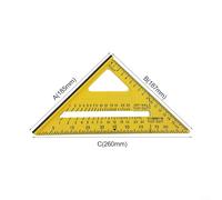 Oniissy Carpentry Triangle Ruler Square Tool ABS Plastic Multi-Angle Marking Right Angle Measuring Layout Tool for Woodworking DIY Professional Projects(B)