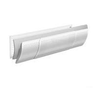 Oniissy Central Air Conditioning Windshield, Anti-Direct Blowing, AC Air Deflector Adjustable Ceiling Vent Cover with Filter Cotton for Home Office Indoor(M-Cotton filter)