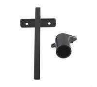 Oniissy Circular Saw Dust Nozzle and Rip Fence Guide Compatible with BSS610 BSS611 DSS610 DSS611 Replacement Parts Kit 2 Piece Set Black Plastic Construction