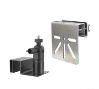Oniissy Compact Gutter Mount Bracket For Reolink Argus4G LTE Designed For Quick And Easy Camera Setup,Solar Security Camera Holder Outdoor(Black)