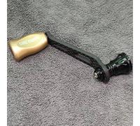 Oniissy Compatible with For Daiwa Fuego Salamandra Fishing Reel Carbon Single Handle Knob Replacement Part for LT Series Repair and Modification(Light golden)