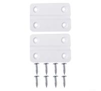 Oniissy Cooler Replacement Hinges, 2pcs Plastic Hinges & 8 Mounting Screws, Classic Style, White, Painted Finish, Compatible with Several Cooler Models