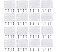 Oniissy Cooler Replacement Hinges,Replacement Hinges with 8pcs Stainless Screws Parts Kit Plastic Hinges & 8 Mounting Screws for Igloo Coolers Models (20pcs)