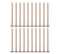 Oniissy Copper Tree Stump Killer Nails 65mm 75mm, Solid Copper Root Removal Hardware Spikes for Killing Trees and Stumps, Effective Non-Disturbing Solution for Garden(A)