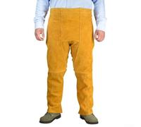 Oniissy Cowhide Welding Work Clothes, Fire WearResistant Welding Safety, Apron Style Adjustment Split Leg, Heavy Duty Spark Flame Heat Resistant Safety Welder's Apron