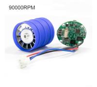 Oniissy DC Brushless High Speed Blower Motor 130000 RPM 12V for Handheld Dust Blowers, Turbo Fans, Hair Dryers - M2940-12 Model with Pure Copper Coil, Zinc Alloy(12V 9W+Solar panels)