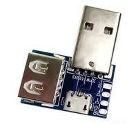 Oniissy DC to DC USB Input Converter Board Regulator Module with LCD Display, Adjustable Voltage 1-24V Output, 3W Max Power for Industrial and Business Electrical(adapter board)