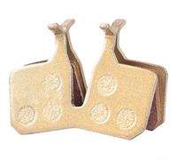 Oniissy Disc Brake Pads for MT5/7 Four-Piston Hydraulic Disc Brakes - High Performance Copper Based Resin Fiber Material, Gold Color, 43.5x19mm Size