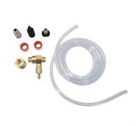 Oniissy Downstream Pressure Washer Soap Injector Kit with 3/8 Inch Quick Connect, Adjustable Metering Valve, 4000 PSI Max, 2-5 GPM Flow Rate, Stainless Steel and Brass