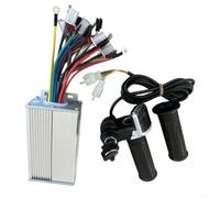 Oniissy Electric Bike Controller LCD Display Kit, With Brushless Motor Controller Handlebar Set, 36V 48V 64V 72V 500W For E-Bike Aluminum Heat Dissipation(36V48V)