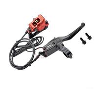 Oniissy Electric Hydraulic Brake Set with Power Off Switch, For CNC Aluminum Dual-Piston Caliper, 160mm Front & 180mm Rear Disc Brakes, DOT4 Fluid for Folding(right)