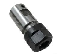 Oniissy ER11 Collet Chuck Spindle Extension Rod for Motor Shaft Lathe Tools - Silver & Black Steel Construction with 3mm, 1/8", 4mm, 5mm, 6mm, 1/4", 8mm and 10mm Size(ER11-4mm)