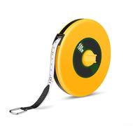 Oniissy Fiber Measuring Tape with Swivel Wheels and Ergonomic Handle for Construction and Surveying Applications, 10/20/30/50/100m Length Options(100M)