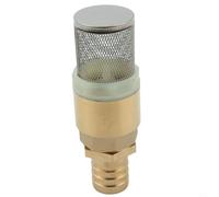 Oniissy Filter Check Valves,Non-return Valve Suction Strainer Foot Valve Hose Connection 3/4in 1in, For Water Flow Control,Brass Check Valve(1inch valves +DIA 25mm)