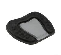 Oniissy Fishing Seat with Inflatable Back Support for Canoes Boats, Skid-Proof For EVA Foam Pad with Ergonomic Design, 38.5 x 33.5 x 2 cm, Black