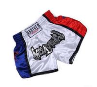Oniissy Fitness Muay Thai Shorts,Anotherboxer Unisex Muay Thai Boxing Shorts Breathable MMA Kickboxing Fighting,Gym Training Men Women Clothing Gear(3XL White)