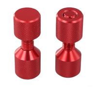 Oniissy Flange Locating Pin Set with Two Hole Pins for 150LB for ASME Flanges from 1/2" to 14", Made of Hardened 6061 Aluminum with Black Oxide Anodized(red)