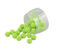 Oniissy Floating For EVA Carp Fishing Bait For - Green Boilies Beads for Ups Hookbaits, 8/10/12/14/17mm Mainline Lures Compatible with For Chod Rigs, Sweetcorn Mini Bait(14mm 15pcs)
