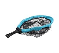 Oniissy Fly Fishing Net for Trout, Foldable Nylon-Coated Catch and Release Hand Net with For Honeycomb Mesh, 51x27cm, Black/Blue