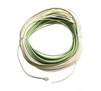 Oniissy Fly Fishing Saltwater Line Sea Water Main Fly Line for Offshore and Coastal Fishing 100 ft Long, Nylon Material, WF6F to WF10F Sizes Green/Cream(WF10F)