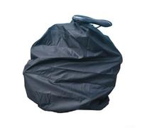 Oniissy Folding Bike Cover, Bicycle Storage Cover, Antidust Storage Bag for Brompton 14 to 16/20 to 22 inches, Compact Foldable Design, Black Polyester(14 to 16 inches)