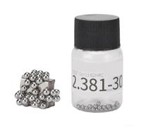 Oniissy For Bike Hub Bearing Steel Ball 6.35mm Mountain For Bike Road Wheel Beads High Carbon Chromium Bearing Steel Gcr15 Carburizing Quenching Wear Hardness HRC62 Enhanced(2.381mm 30PCS)