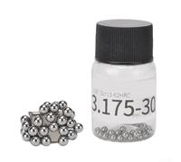 Oniissy For Bike Hub Bearing Steel Ball 6.35mm Mountain For Bike Road Wheel Beads High Carbon Chromium Bearing Steel Gcr15 Carburizing Quenching Wear Hardness HRC62 Enhanced(3.175mm 30PCS)