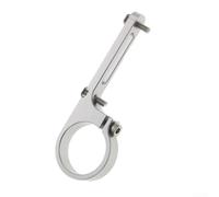 Oniissy For CNC Aluminum Alloy Shifter Adapter Base Transmission Bracket for Gear Shift Lever Mounting Accessory(silver)