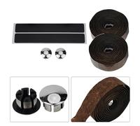 Oniissy For EVA Road For Bike Handlebar Tape with Wood Grain Design, Shock Absorbing and Anti-Slip Grip for Cycling Comfort, Compatible with Most Road Bicycles(Deep)