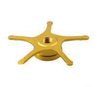 Oniissy For Five Star Drag 62mm Handle Assembly for ABU BF7 BF8 ib7 ib8 and Zenon Series Baitcasting Fishing Reels - Metal Replacement Part for 3.5 Generation Models(gold Left-handed)